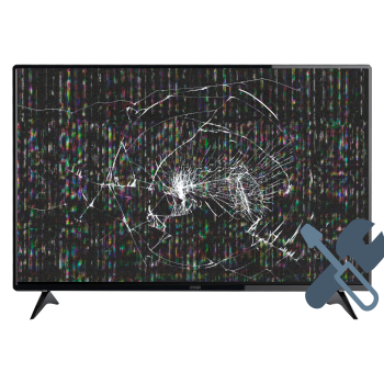 Technicien Micropiles dépannant une télévision